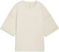 Puma T-shirt Oversize Femme L Coton Uni Col Rond Manches Courtes Alpine Snow