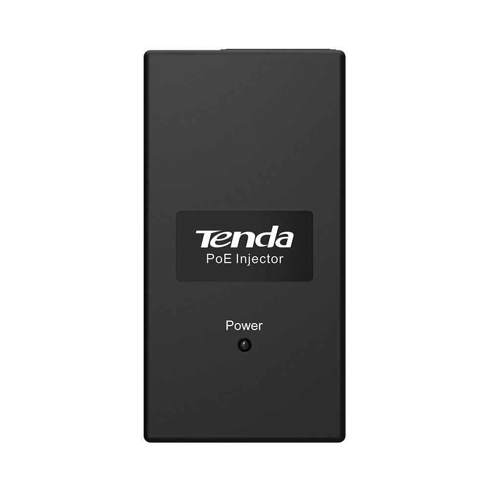 Tenda POE15F - PoE adapter - Fast Ethernet - zwart