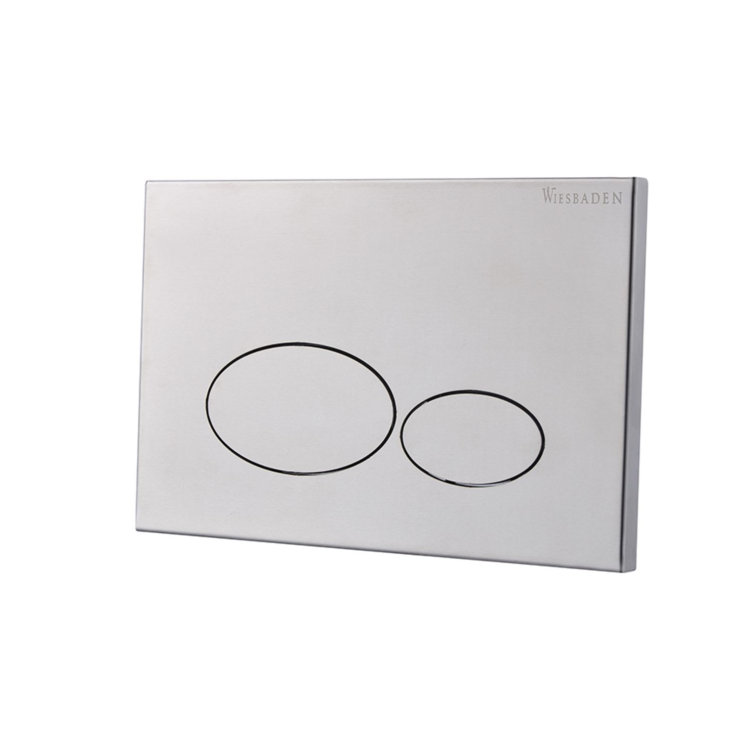 Boss & Wessing Drukplaat voor inbouwreservoir x32 metal geborsteld staal - 8719304941491