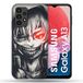 Beschermhoes Samsung Galaxy A13 Beschermhoes, Manga, Tokyo Ghoul Kaneki, zwart