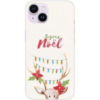 Apple iPhone 15 Zachte siliconen case lichtgevend rendier