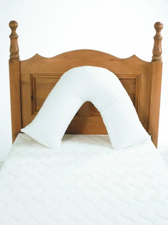 Losse hoes t.b.v. 'V'-kussen - Harley - Wit