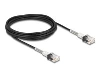 DeLOCK 80392 Netwerkkabel Zwart 5 m Cat6a U/UTP