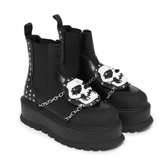 Koi Ghost - Secular Haze Papa Emeritus II Platform Boots Dames Laarzen - Zwart - EU41