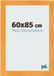 yd. Cadre photo 60x85 cm Orange MDF Pisa