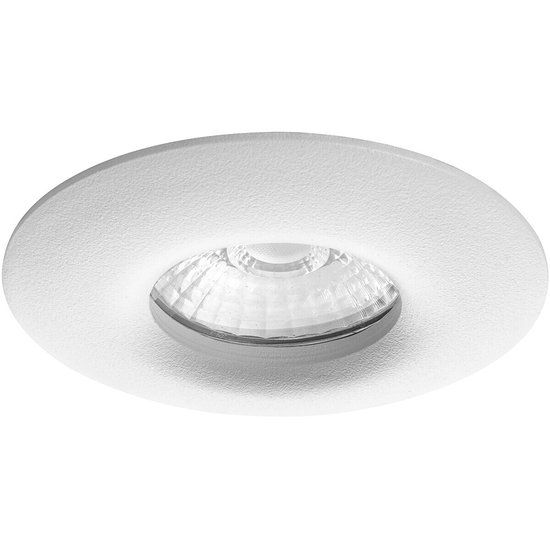 BES LED Spot Armatuur GU10 - Pragmi Luno Pro - Inbouwspot - Rond - Wit - IP65 - Ø82mm