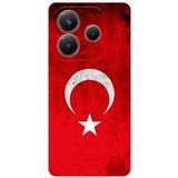 Xiaomi Bedrukt siliconen hoesje compatibel met Xiaomi Redmi Note 14 5G Drapeau turquie