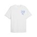 PUMA T-shirt Relaxed Junior Varsity pour Hommes, Blanc, Taille XL