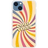 Apple iPhone 13 Good vibes Verstevigd hoesje met sublimatie bedrukking