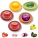 Omgoods - Boîtes de conservation - Stockage réutilisable pour fruits et légumes - Anti-fuite et hermétique - 5 pièces
