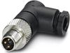 Phoenix SACC-M 8MR-3CON-M kabel-connector M8 Noir,Acier inoxydable