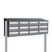 Allux Hive Set 4-Breed, 3-Hoog Met Dak Op Statief Antraciet