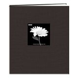 Pioneer MB-811CBFBLK 8 1/2 Inch bij 11 Inch Postbound Stof Frame Cover Memory Book, Diep Zwart