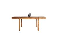 TAVINA Table à manger 120-200 cm – Table extensible en bois massif Sheesham laqué