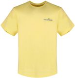 Guess Jeans West Coast Hotel Regular Fit T-shirt Met Korte Mouwen Geel M Man
