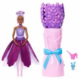 Barbie Petal Pop Margrietpop, mauve kleur, met accessoires
