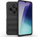 Techsuit Magic Shield Silicone Back Cover - Zwart, geschikt voor Xiaomi Redmi 14C / Xiaomi Poco C75