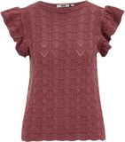 WE Fashion Dames gebreide trui met structuur