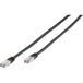 Vivanco 45316 Netzwerkkabel Schwarz 2 m Cat6 F/UTP (FTP)