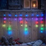 Anna's Collection Ijspegel verlichting - 132 led lampjes - kleurveranderend - 500 x 60 cm - afstandsbediening
