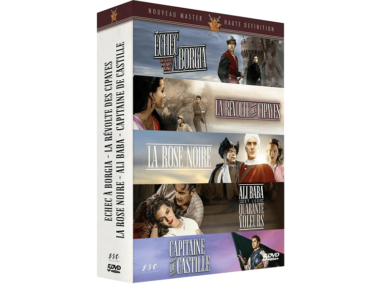 CINEBOX les epees de légende: 5 film box - dvd