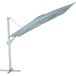 KETTLER 3x Ampelschirm EASY SWING LX; 300x300x260 cm (LxBxH); Salbei; Gestell silber; quadratisch; 3 Stück / Pack