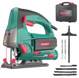 Merkloos Decoupeerzaag 800 W 6 snelheden Laserroute 3 m snoer