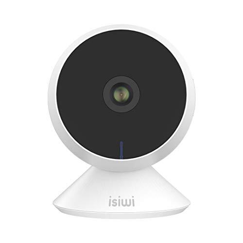 Isiwi Ring IP-camera voor binnenruimtes, wifi, voor geavanceerde thuisbewaking, HD-resolutie 1080p, bewegingsdetectie en ongewone geluiden, bidirectionele audio, babymonitor met nachtzicht