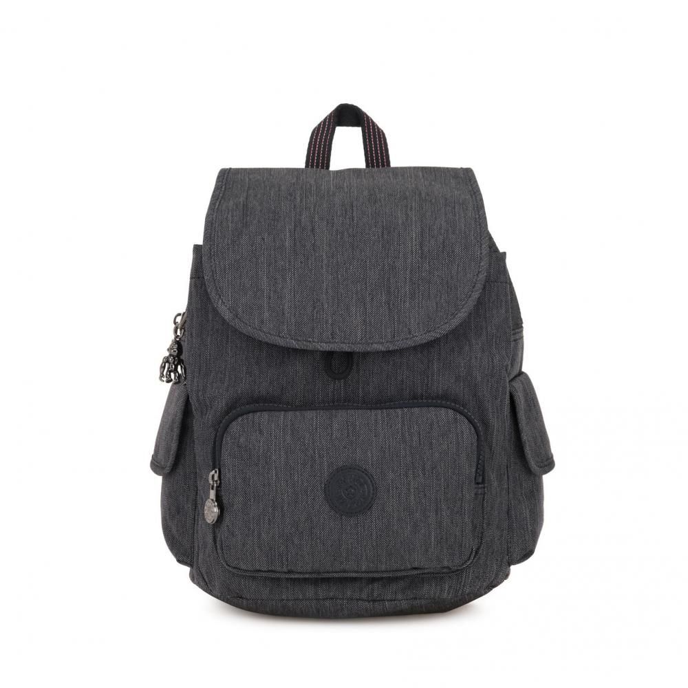 Kipling City Pack S Rugzak - Active Denim - Polyamide