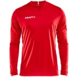 Craft Squad Jersey Solid LS M 1906884 - Bright Red - XS
