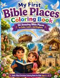 My First Bible Places Coloring Book