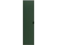 Vente-unique Hangmeubel voor badkamer geribbeld - Mat groen - H140 cm - ZEVINI