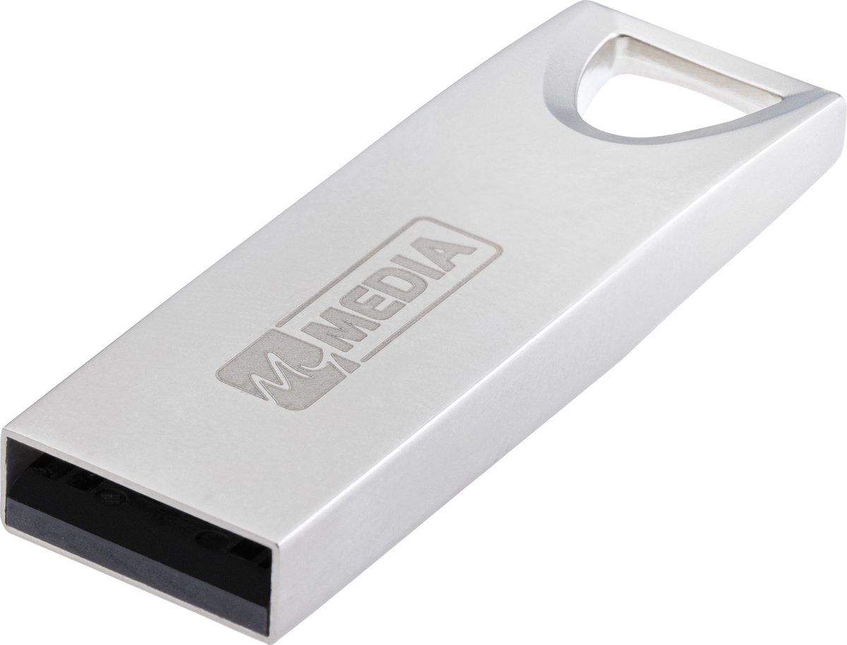 MyMedia My Alu USB 2.0 Drive 64GB Zilver - Zilver