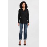 LOVE2WAIT zwangerschaps overslagtop donkerblauw