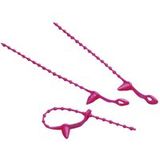 TRU COMPONENTS TC-STVR130RD7203 Serre-câble 130 mm 3 mm Rouge Avec cheville d'ancrage 1 pièce(s)