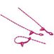 TRU COMPONENTS TC-STVR130RD7203 Serre-câble 130 mm 3 mm Rouge Avec cheville d'ancrage 1 pièce(s)