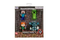 Jada - Set van 4 nanofiguren Minecraft 7 cm