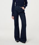 Fabienne Chapot Vic Bootcut Jeans - W27 - Donkerblauw - Dames - Biologisch katoen - Denim - Lang - Bootcut - Herfst/Winter 2025
