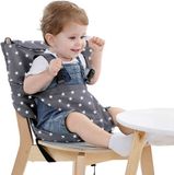 Easy Seat Chaise haute de voyage portable - Réglable et sécurité - Housse de chaise haute lavable pour tout-petit - Tissu pratique - Sac à main - Facile à transporter
