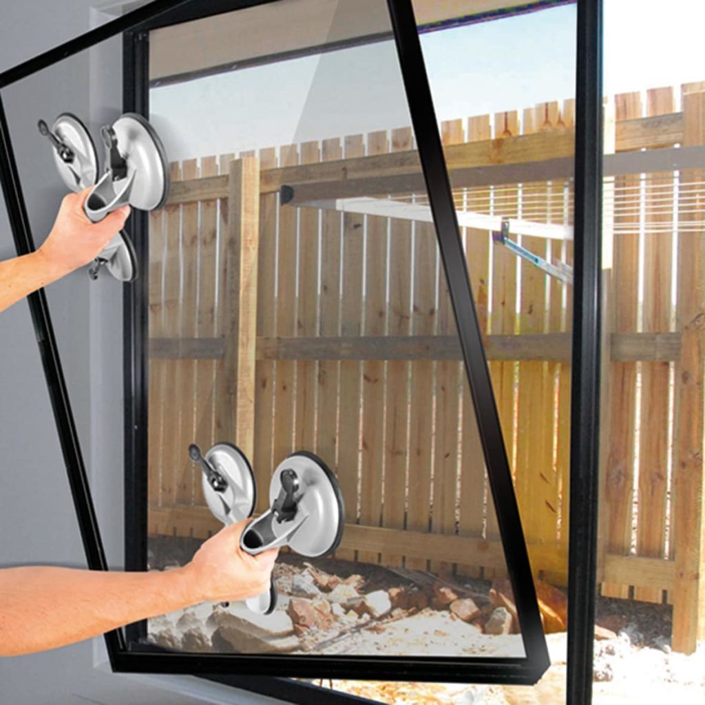 vidaXL Vacuümheffer - Heffer met 3 zuignappen - Aluminium