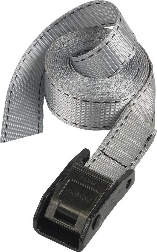 Master Lock 3112EURDAT spanband - 5m x 25mm - Grijs