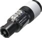 Neutrik NAC3FXXB-W-S powerCON Kabelconnector Zwart/Grijs