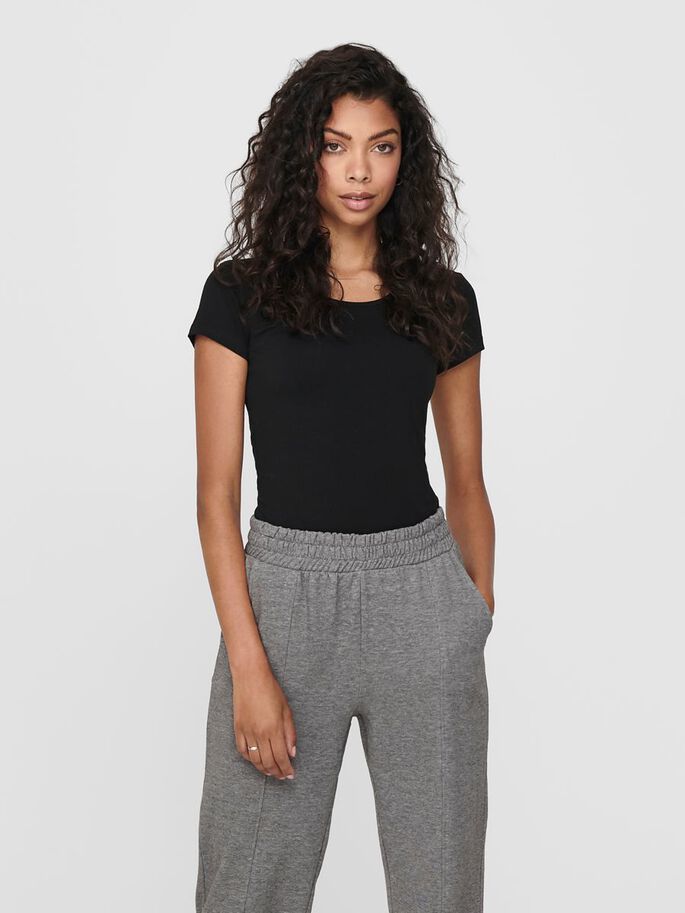 ONLY ONLLIVE LOVE T-shirt - Women's - Black - XS
