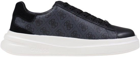 GUESS Monogram Platform Sole Sneakers - Black