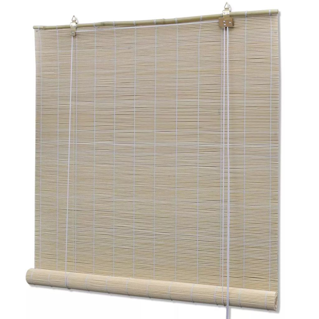 vidaXL Rolgordijn Bamboe 150 x 220 cm Naturel