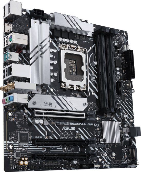 ASUS PRIME B660M-A WIFI D4 - Motherboard - mATX - Intel B660 - LGA 1700 - DDR4