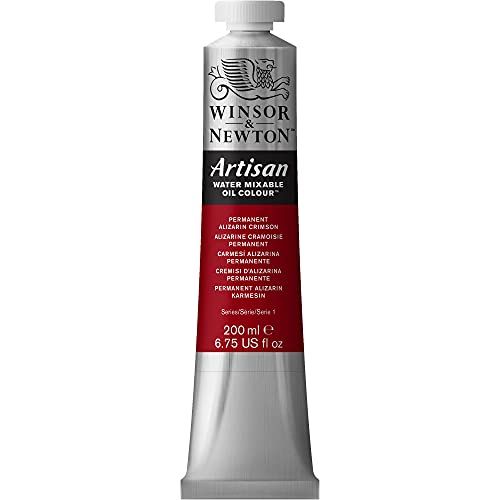 Winsor & Newton Artisan Water Mixable Oil Paint - 200ml Tube - Permanent Alizarin Crimson