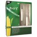 Papstar 24 glazen voor mousserende wijn "pure" 100ml ø5,5x16,5cm glashelder gemaakt van recyclebaar pla plantaardige bioplastic