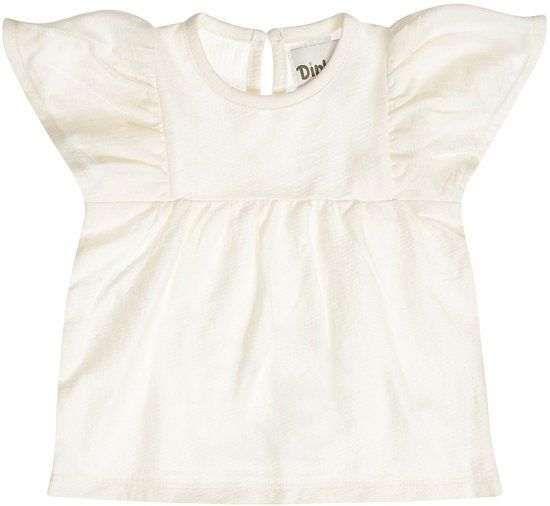 Dirkje Meisjes T-shirt Offwhite Katoen Maat 92