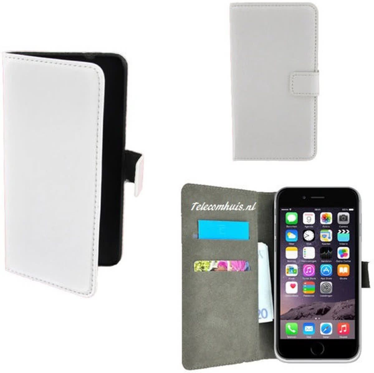 pearlycase Apple iPhone 7 Smartphone Hoesje Wallet Bookstyle Case P Wit